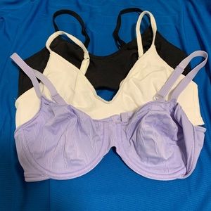 Bundle 3 Jockey Bras 36 B
